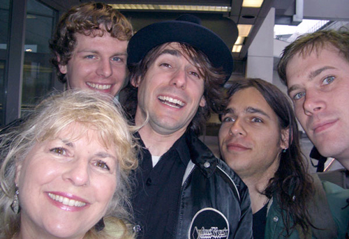 Love Songs at the oakland airport with mom.