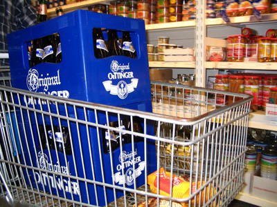 cases of german beer